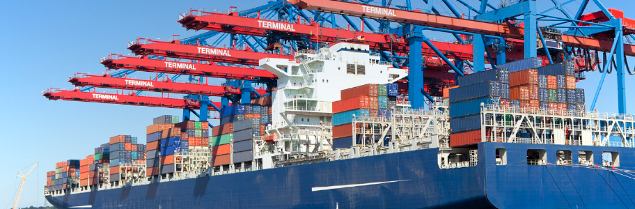 transporte de carga internacional via maritima
